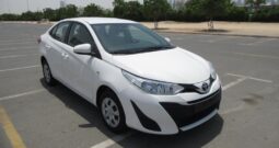 TOYOTA YARIS SEDAN 2019 WHITE, SILVER