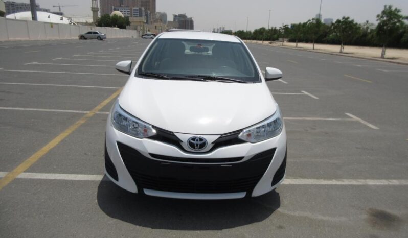 TOYOTA YARIS SEDAN 2019 WHITE, SILVER full
