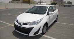 TOYOTA YARIS SEDAN 2019 WHITE, SILVER